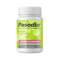 Estuche de Pasodiar, 20 cápsulas